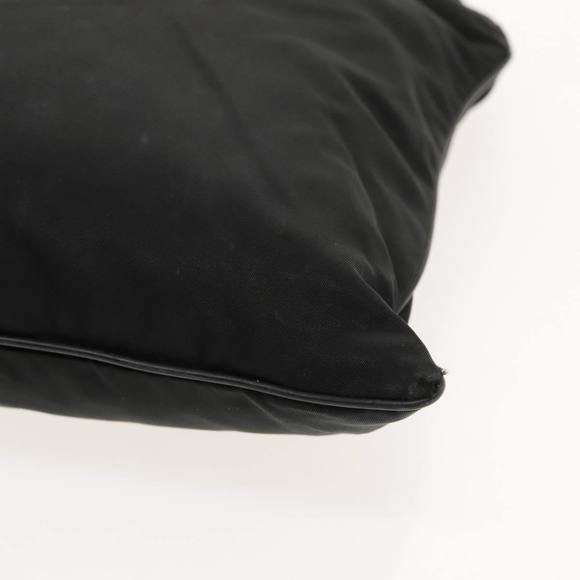 PRADA Shoulder Bag Nylon Black Silver Auth 96343 - Picture 9 of 16